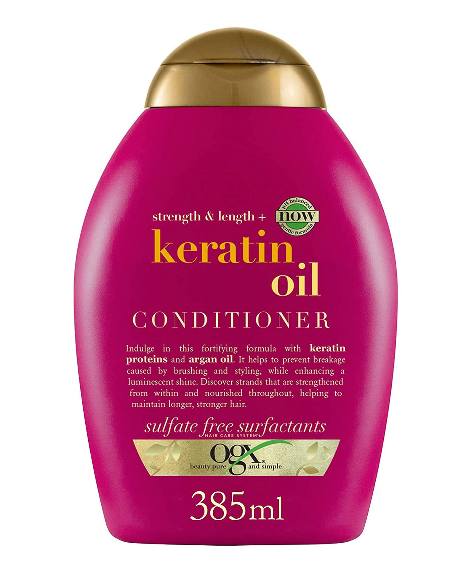 OGX Strength & Length+ Keratin Oil Conditioner 385ml