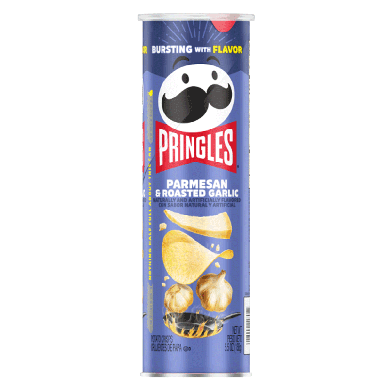 Pringles Parmesan & Roasted Garlic 158g
