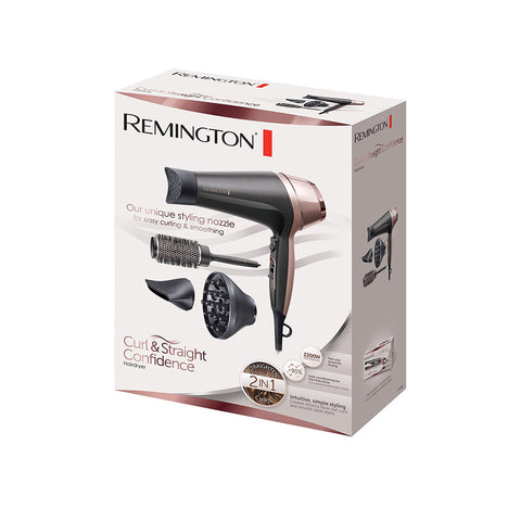 Remington Curl & Straight Confidence Hairdryer D5706