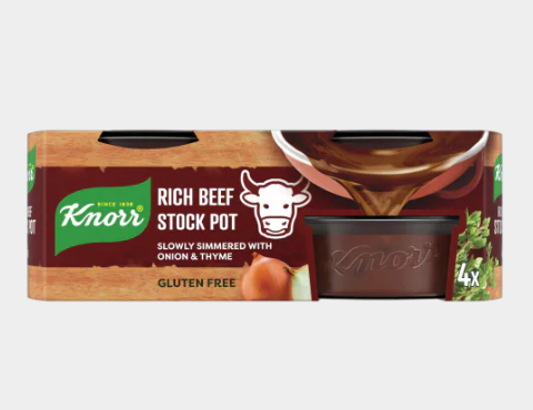 Knorr Rich Beef Stock Pot (4x28g)