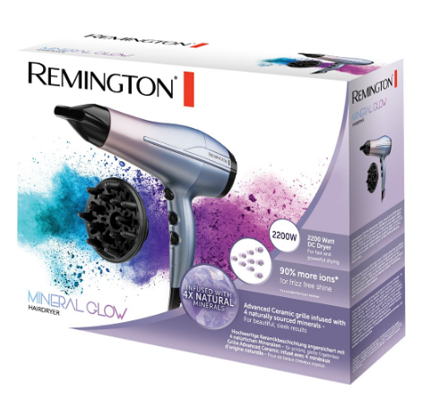 Remington Mineral Glow Hair Dryer D5408