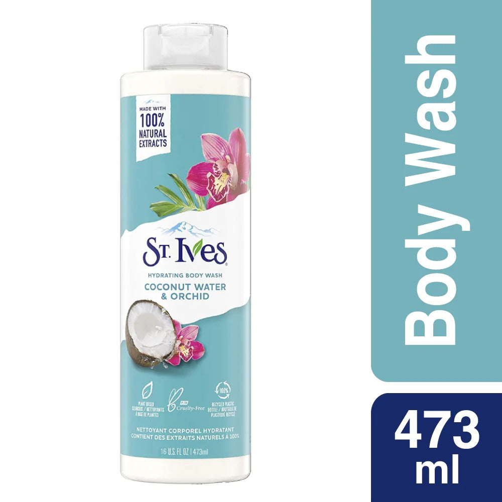 St. Ives Coconut Water & Orchid Hydrating Body Wash 473ml