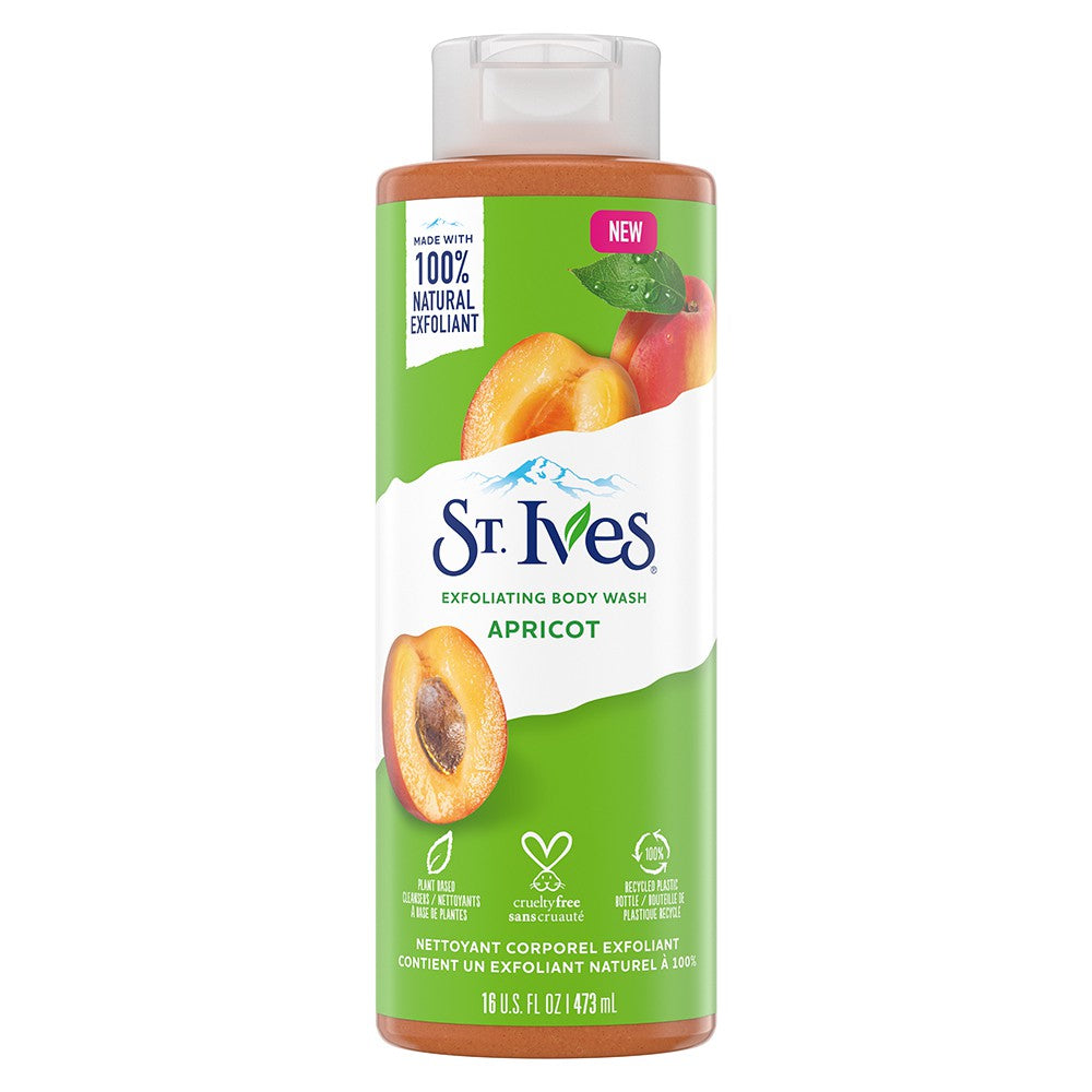 St. Ives Exfoliating Body Wash Apricot 473ml