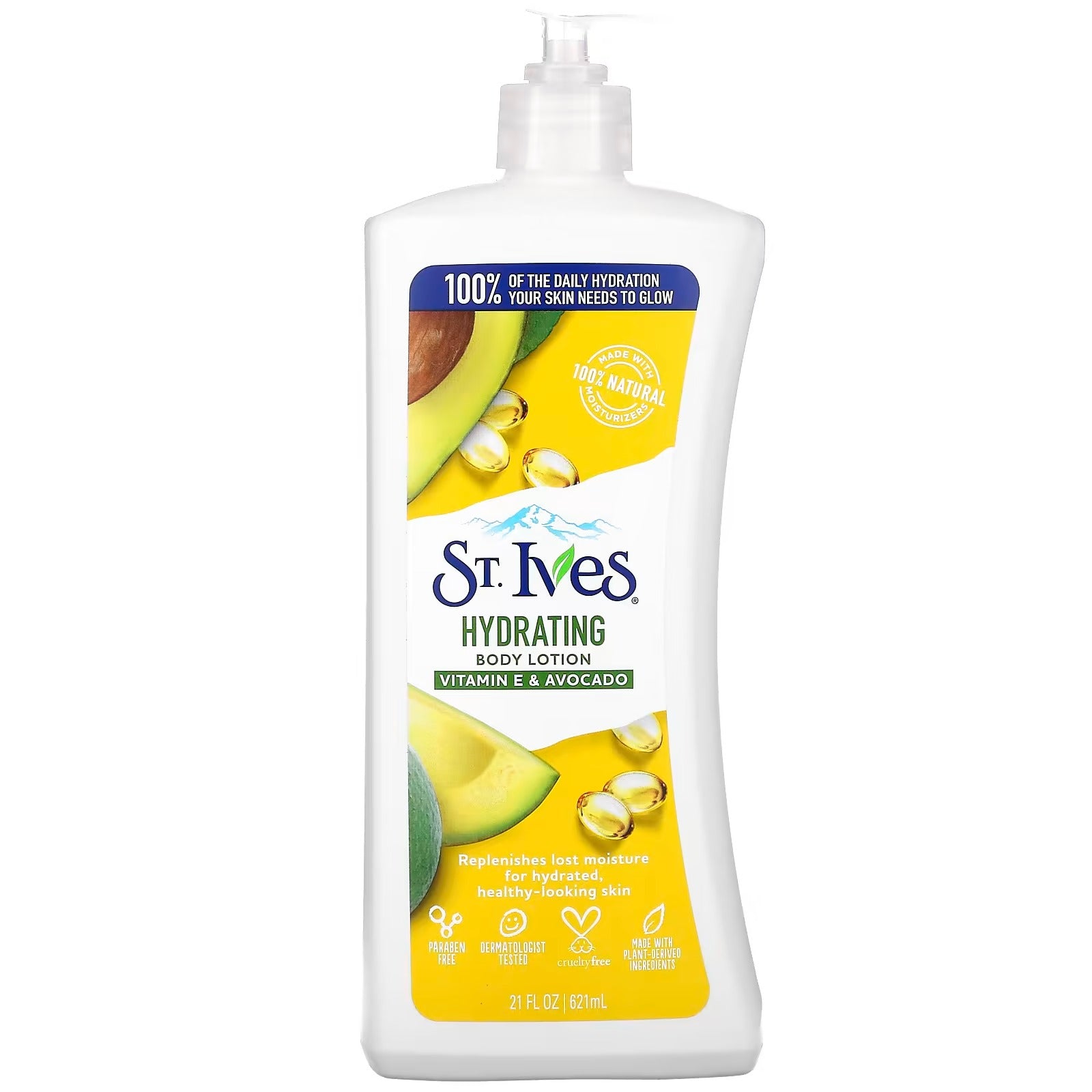 St. Ives Hydrating Vitamin E & Avocado Body Lotion 621ml