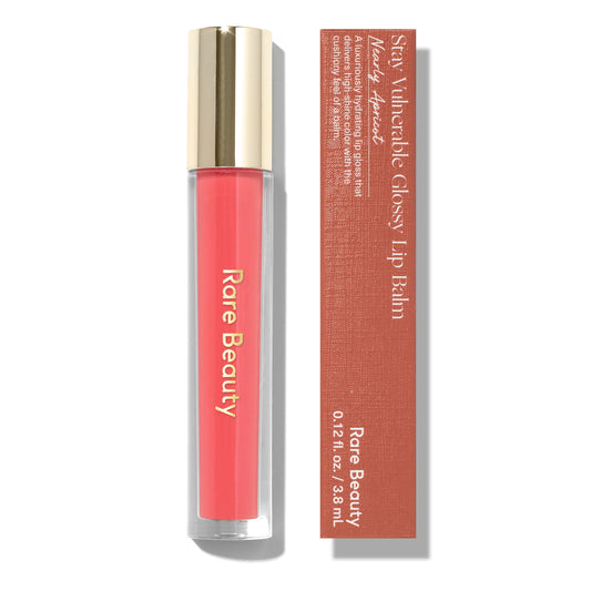 Rare Beauty Stay Vulnerable Glossy Lip Balm- Nearly Apricot 3.8ml