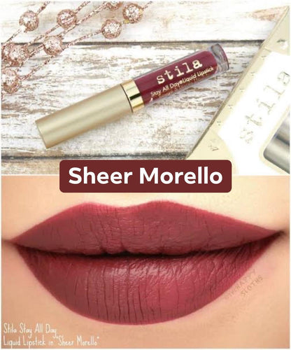 Stila Stay All Day Sheer Liquid Lipstick-Sheer Morello
