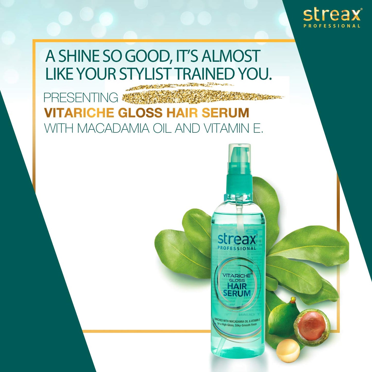 Streax Vitariche Gloss Hair Serum 45ml