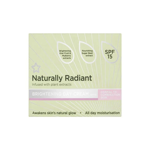 Superdrug Naturally Radiant Brightening Day Cream SPF15 ( Normal to Combination)