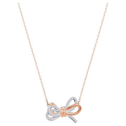 Swarovski Lifelong Bow Pendant, White