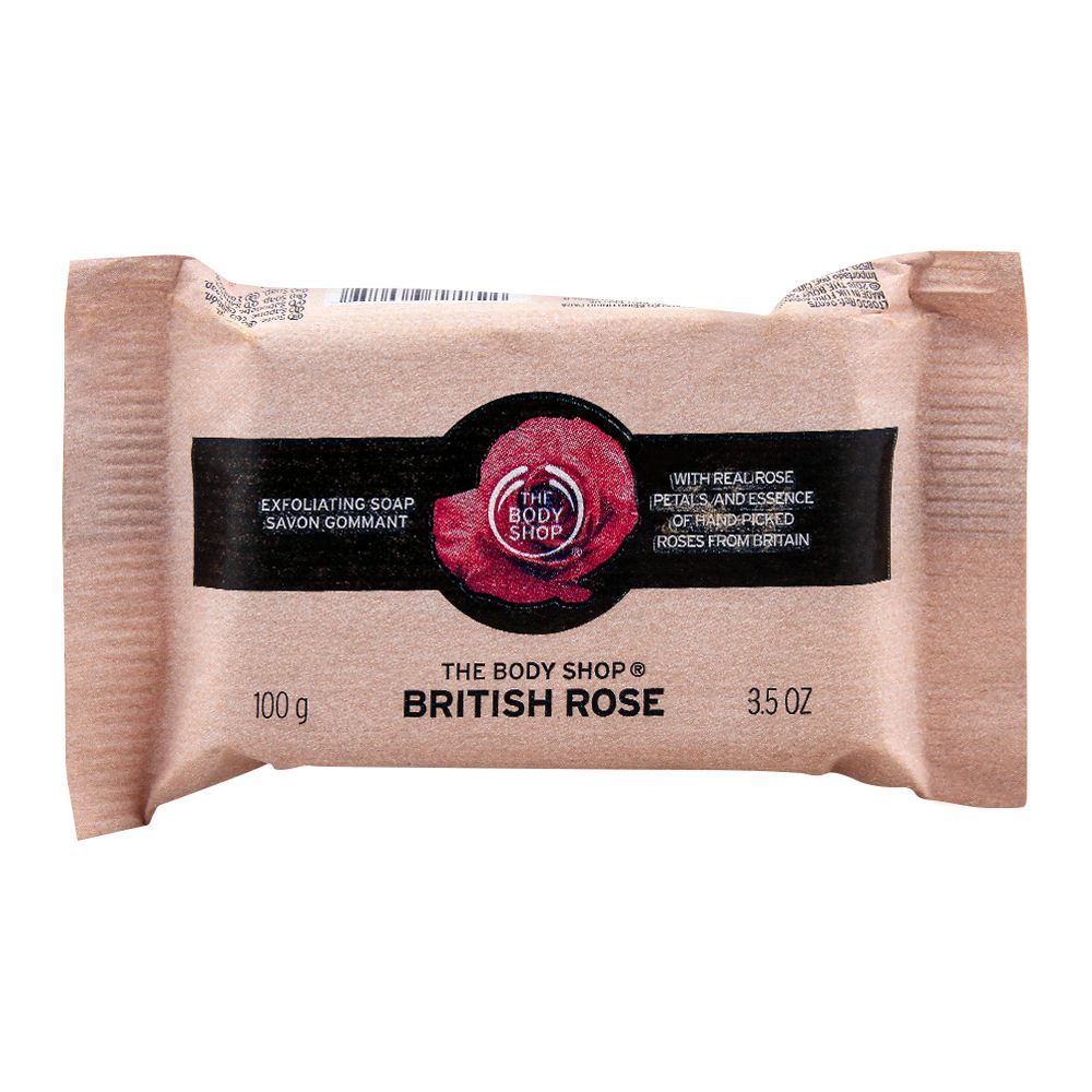 The Body Shop British Rose Exfoliating Soap 100ml