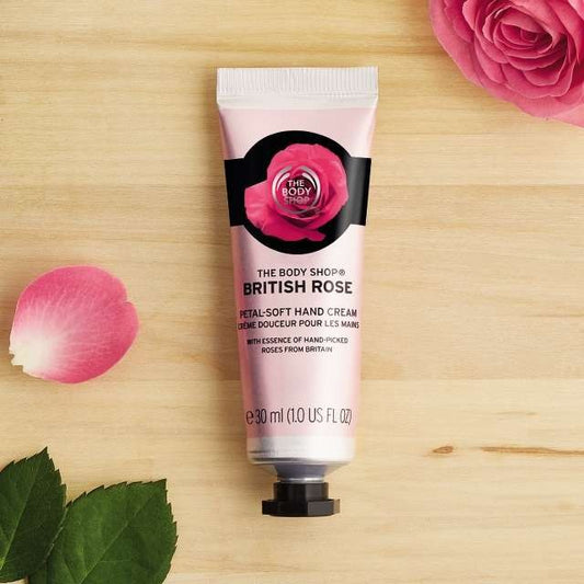 The Body Shop British Rose Petal Hand Cream-Meharshop