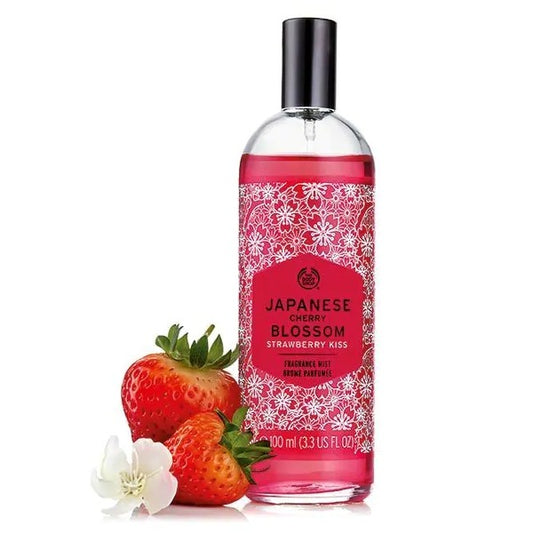 The Body Shop Japanese Cherry Blossom Strawberry Kiss Fragrance Body Mist 100ml