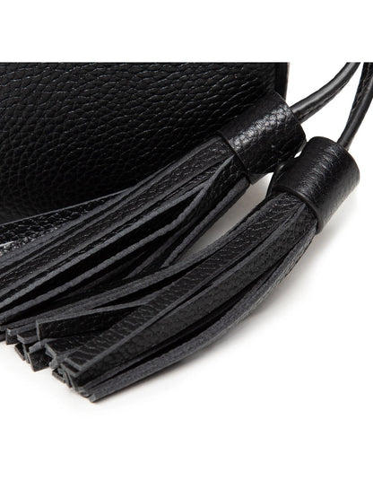 Tory Burch McGraw Leather Camera Bag- Black