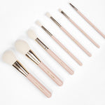 BH Cosmetics Travel Series 7 Piece Face & Eye Brush Set with Bag