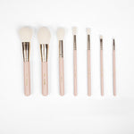 BH Cosmetics Travel Series 7 Piece Face & Eye Brush Set with Bag