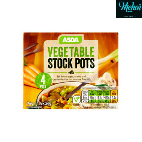 ASDA Vegetable Stock Pots (4x24g)
