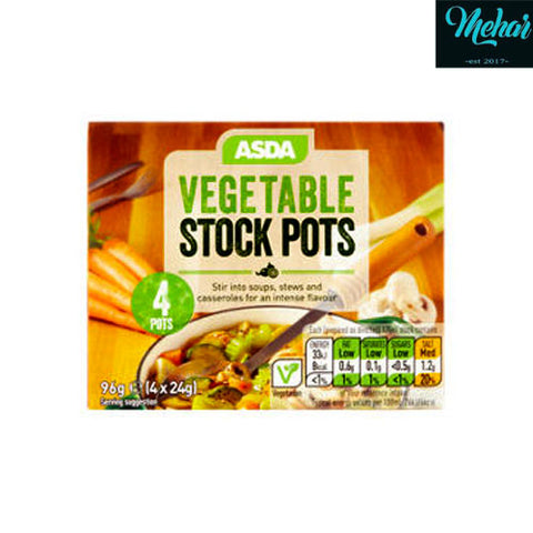 ASDA Vegetable Stock Pots (4x24g)