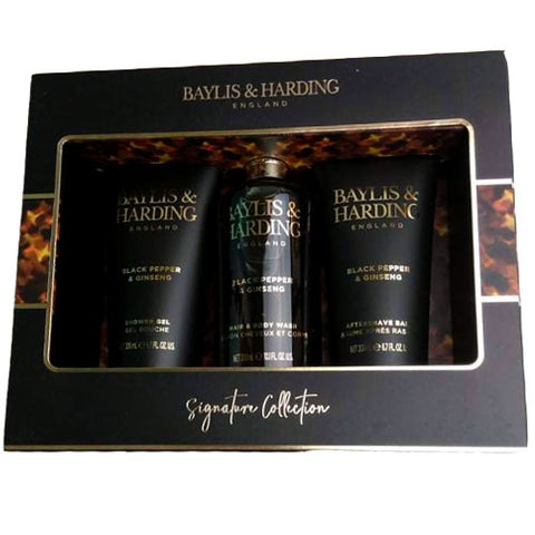 Baylis & Harding Black Pepper & Ginseng Men's Grooming Trio Gift Set