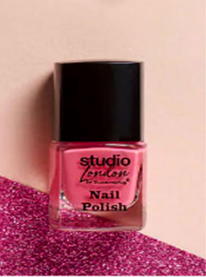 Superdrug Studio London Nail Polish- Pink