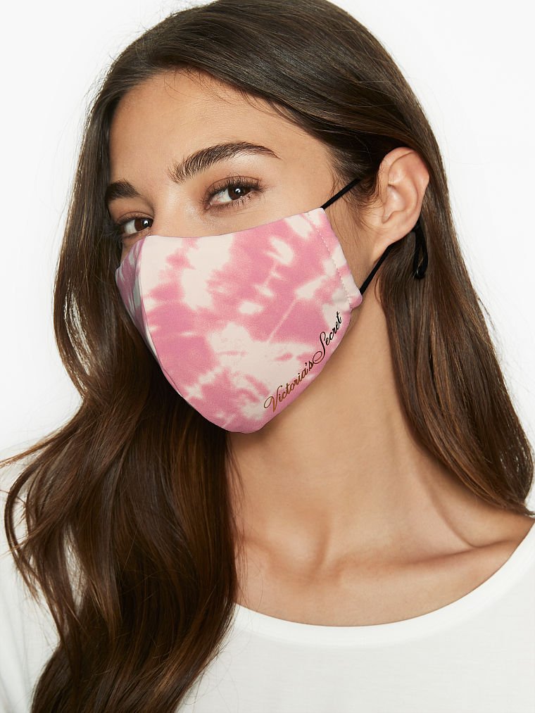 Victoria's Secret Reusable Face Mask - Rose Tie Dye