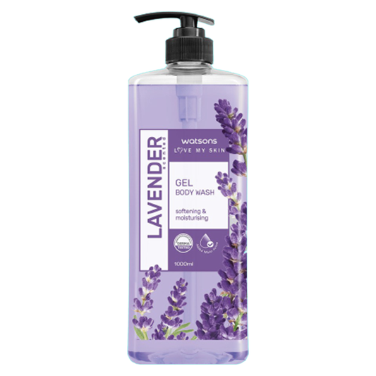 Watsons Lavender Scented Gel Body Wash 1000ml