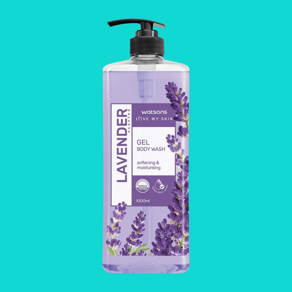 Watsons Lavender Scented Gel Body Wash 1000ml