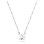 Swarovski Attract Necklace Round, White, Rhodium Plated  5408442