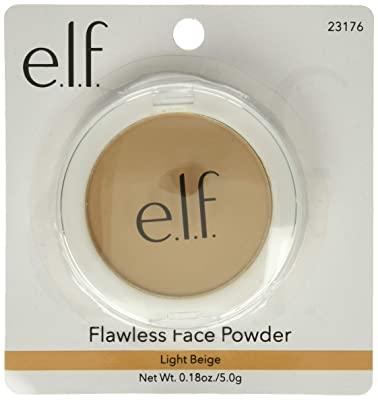 e.l.f Cosmetics Flawless Face Powder- Light Beige, 5g