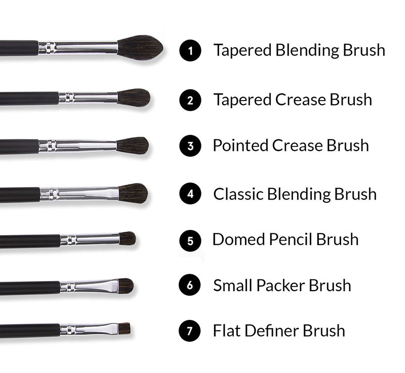 BH Cosmetics Eye Essentials 7 Piece Brush Set