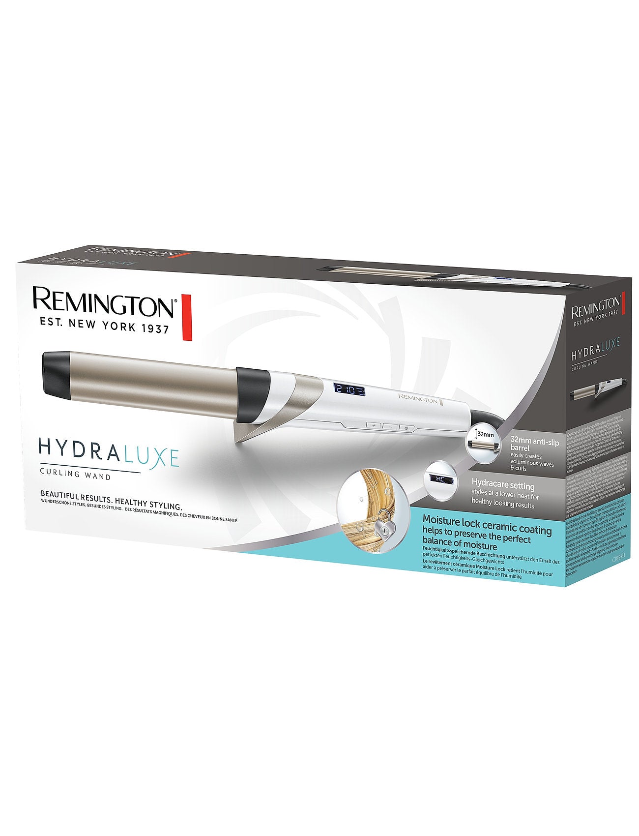 Remington Hydraluxe Hair Curling Wand CI89H1