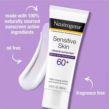 Neutrogena Sensitive Skin Sunscreen Lotion SPF60+, 88ml