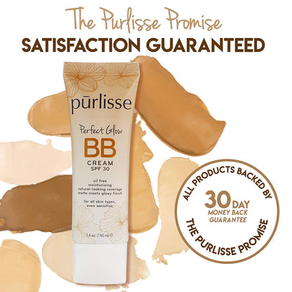Purlisse Perfect Glow BB Cream SPF30 (Tan), 40ml