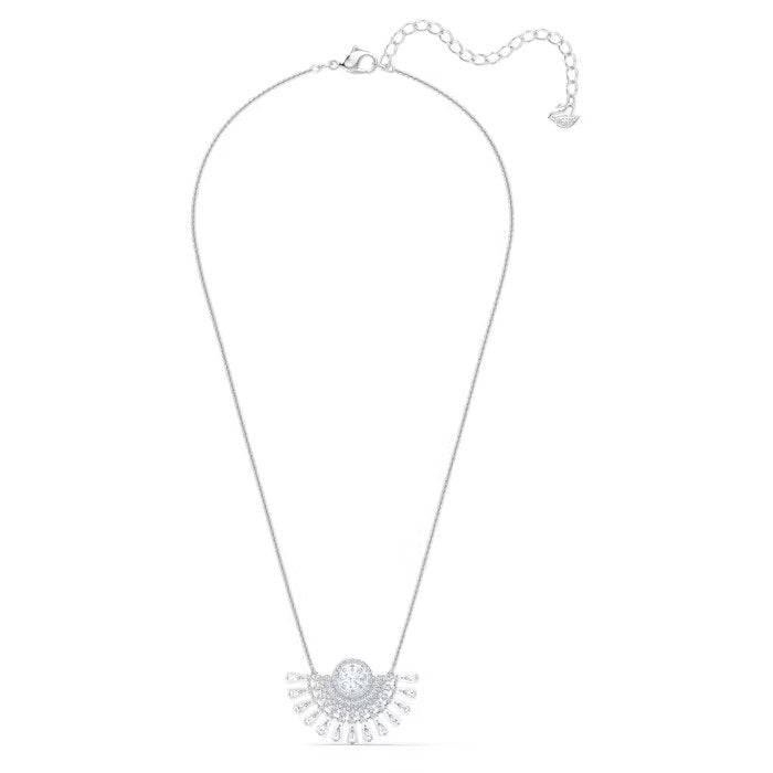 Swarovski Sparkling Dance Dial Up Necklace, Medium- White