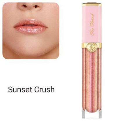 Too Faced High Shine Sparkling Lip Gloss Sunset Crush 7g
